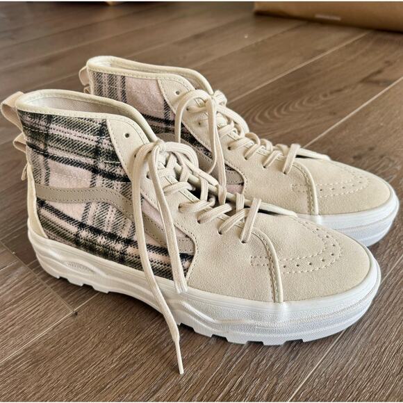 Vans Shoes - Vans Sentry Sk8-Hi Skate Shoes Plaid Womens 9.5 / Mens 8 NEW NO BOX UltraCush
